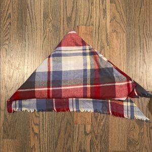 Multi-colored blanket scarf